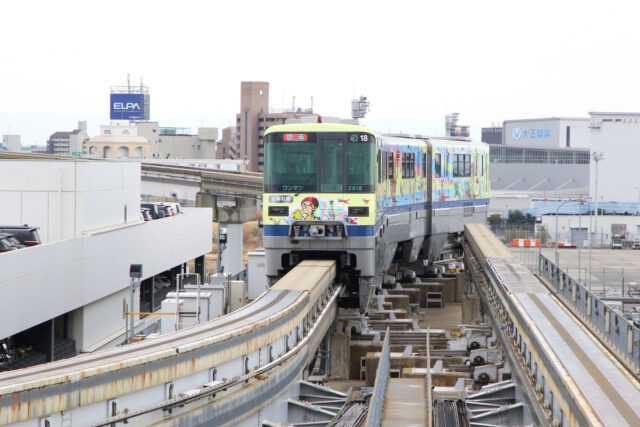 A wrapping train “Journey of Life” by Osaka Monorail